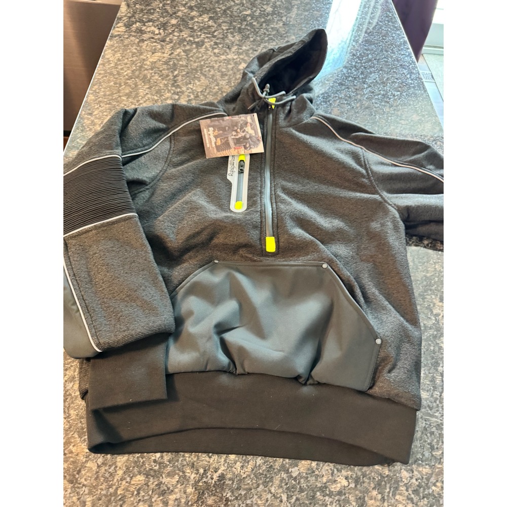 RefrigiWear 8480 Mens Performance 1/4 Zip Hoodie coat jacket Sz M. NWT